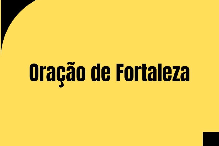 Oração de Fortaleza