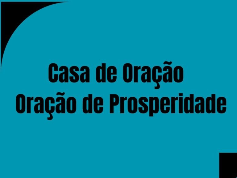 Oração de Prosperidade