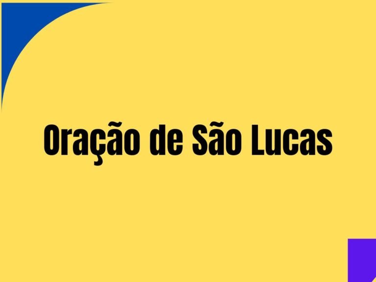 Oração de São Lucas