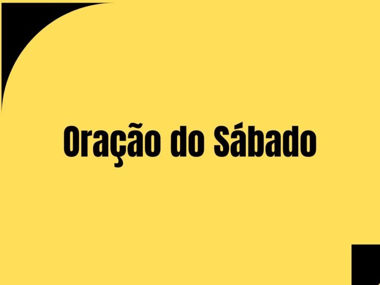 Oração do Sábado