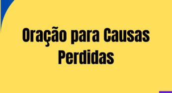 Oração para Causas Perdidas: Um Pedido de Resgate Divino