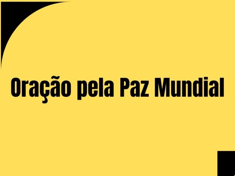 Oração pela Paz Mundial