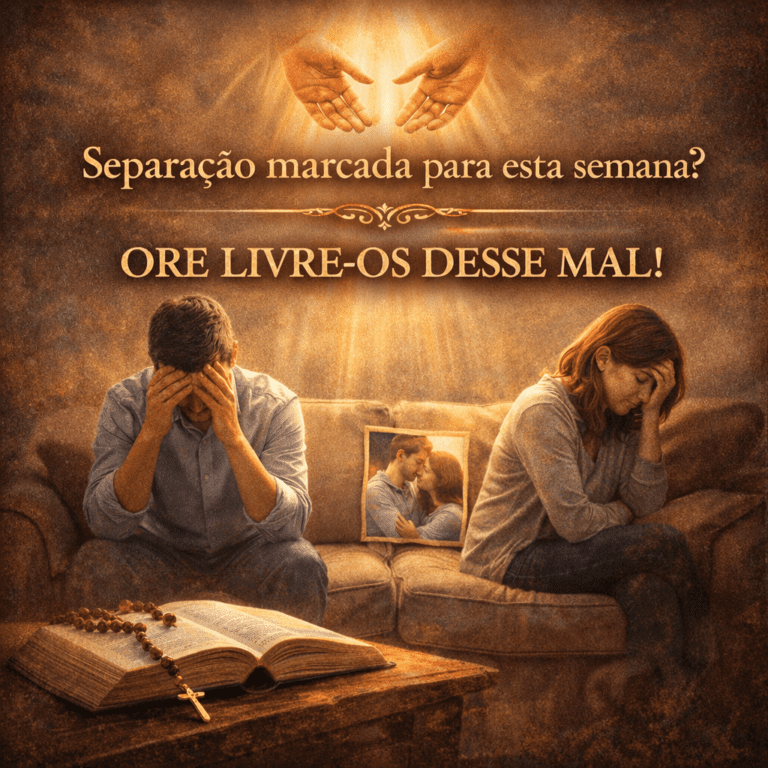 Uma Separação de casamento tá pra acontecer essa semana faça essa Oração e livre dessa Mal
