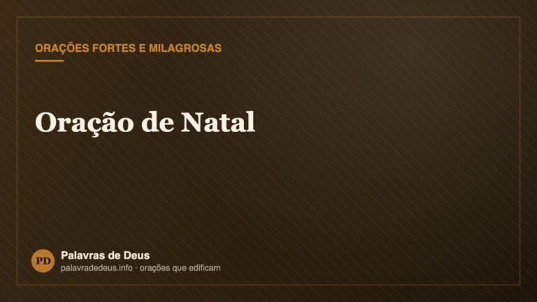 Oração de Natal